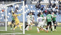 Sassuolo-Fiorentina, moviola: un rigore dopo 7’ ma che papere De Gea, Grosso perde la testa e viene espulso