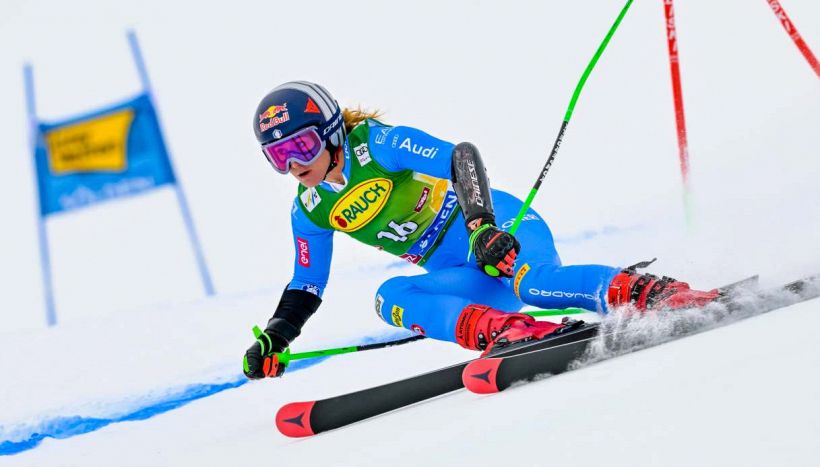 Goggia snobbata dalla RAI, l’assenza di Brignone pesa: oscurata la seconda manche del gigante. L’Italia domina in Coppa Europa