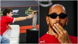 Hamilton: 'Devo decidere', dubbi sul futuro Ferrari e Leclerc accarezza la coppa del Mondiale, la foto è virale