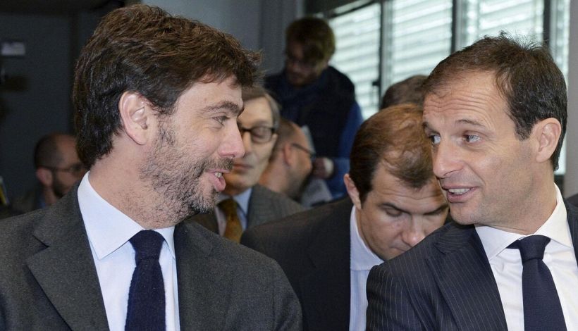 Il pranzo Allegri-Agnelli scatena i tifosi di Milan e Juventus, è bufera