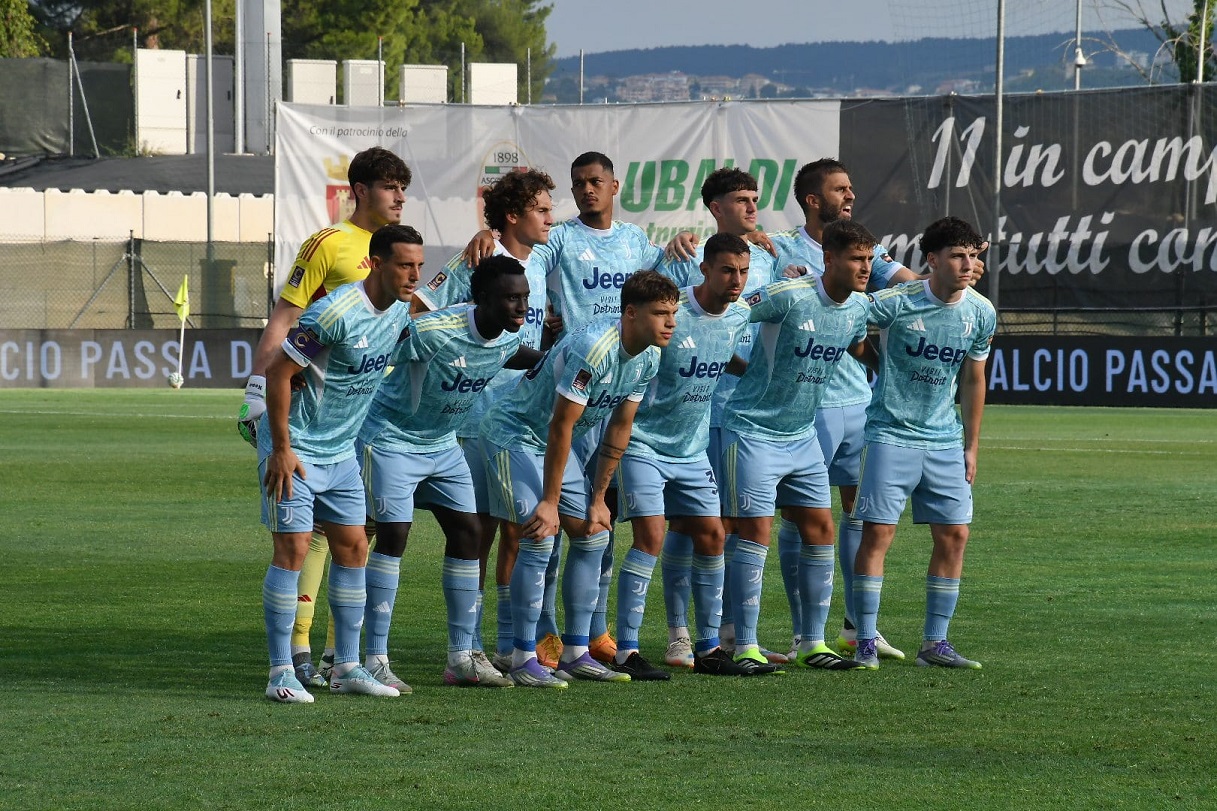 Ascoli-Juventus NG Juventus NG schierata nel pre partita (LPS)