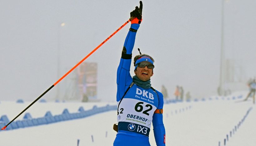 Biathlon, Giacomel trionfa a Oberhof e dedica la vittoria all'amico Bakken: "Ho vinto tra rabbia e tristezza"