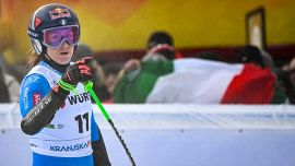 Goggia, rimonta da urlo a Kranjska Gora ma è dietro Della Mea: e mamma Brignone punge su Lara Colturi albanese