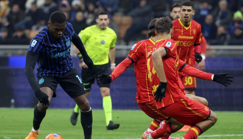 Inter-Lecce, moviola: Maresca parte malissimo, dubbi sul rigore e distrazioni fatali
