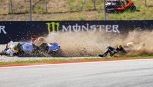 Aldeguer cade e macchia il ritorno di Marquez: tegola Ducati, frattura alla clavicola e test a rischio per Fermin