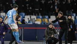 Napoli-Fiorentina, moviola: Conte si scontra con La Penna, il botta e risposta