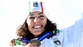 Chi è James Mbaye, in tribuna per tifare Federica Brignone: l'indizio in un post