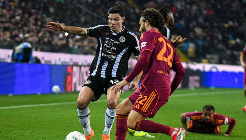 Pagelle Udinese-Roma 1-0, top e flop: Ekkelenkamp decisivo, male Soulé e Malen. Si salva Svilar