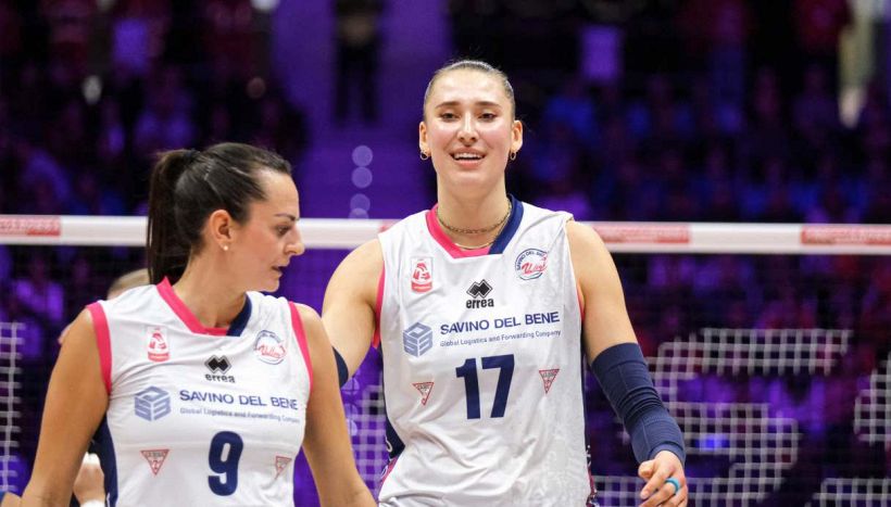 Champions, che cuore Scandicci: va sotto, trascina Novara al golden set e la batte. Tutto facile per Milano