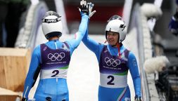 Milano Cortina 11 febbraio 2026 Olimpiadi: doppio oro nello slittino, l'Italia del curling vola, Fabbri-Guignard che peccato!