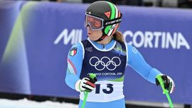 Goggia rischia grosso, che paura nell'ultima prova di discesa: dubbio Brignone, replica di Vonn, vola Johnson