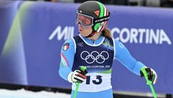 Goggia rischia grosso, che paura nell'ultima prova di discesa: dubbio Brignone, replica di Vonn, vola Johnson