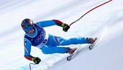 Franzoni nelle prove sa sempre come far correre gli sci: anche a Garmisch fa il miglior tempo, bene Casse (quinto)