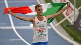 Marcia, Francesco Fortunato firma il nuovo record mondiale sui 5.000 indoor. Palmisano e Iapichino ok