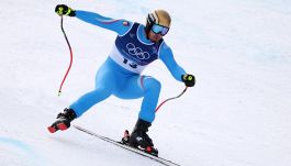 SuperG, Paris perde lo sci e finisce fuori: sogno medaglia infranto