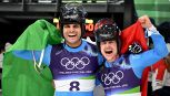 Slittino, anche il doppio maschile è d’oro con Rieder e Kainzwaldner: Cortina come Tokyo con Jacobs e Tamberi