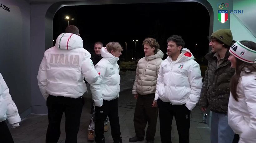 Freestyle, Flora e Miro Tabanelli in visita a Casa Italia