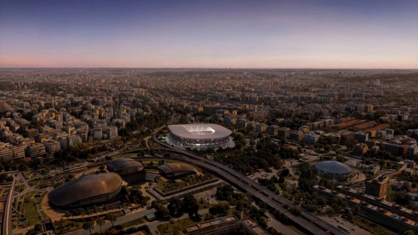 Progetto di riqualificazione dello stadio Flaminio: lo stadio per la Lazio secondo Lotito. Il rendering video
