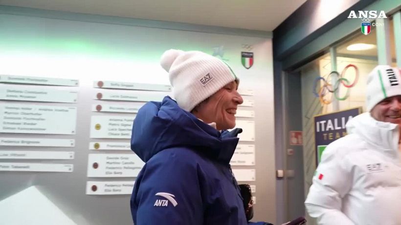 La calorosa accoglienza di amici e fan per Giulia Murada