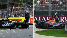 Verstappen e Antonelli botti da paura: Kimi a muro in fp3, Max idem in qualifica. Mercedes e Red Bull distrutte