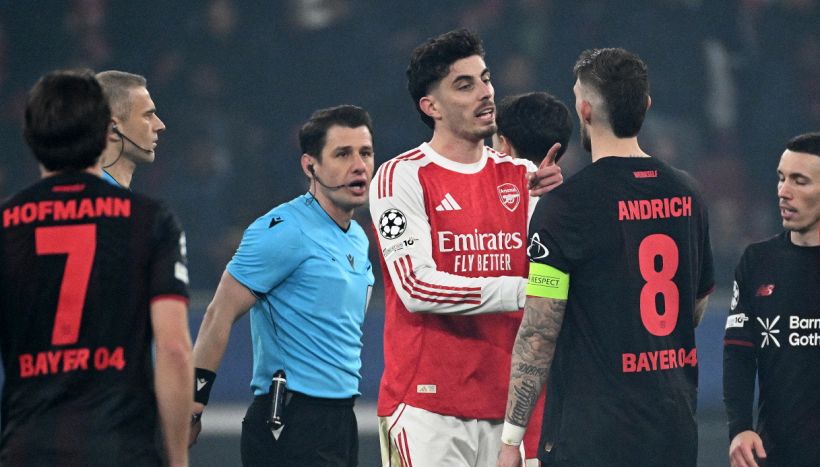 Bayer Leverkusen-Arsenal: rigore nel finale e proteste furibonde, l’ex Havertz salva i Gunners e non esulta