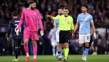 Manchester City-Real Madrid moviola: rigore più rosso e 4 gol annullati, Turpin fa infuriare Gigio e Guardiola