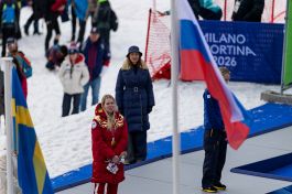Qualcosa di forte è successo: l’oro di Voronchikhina alle Paralimpiadi e l’inno della Russia all’Olympia delle Tofane
