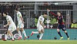Pagelle Bologna-Roma 1-1: errore clamoroso di Joao Mario, Malen e Pellegrini ringraziano. Bernardeschi leader