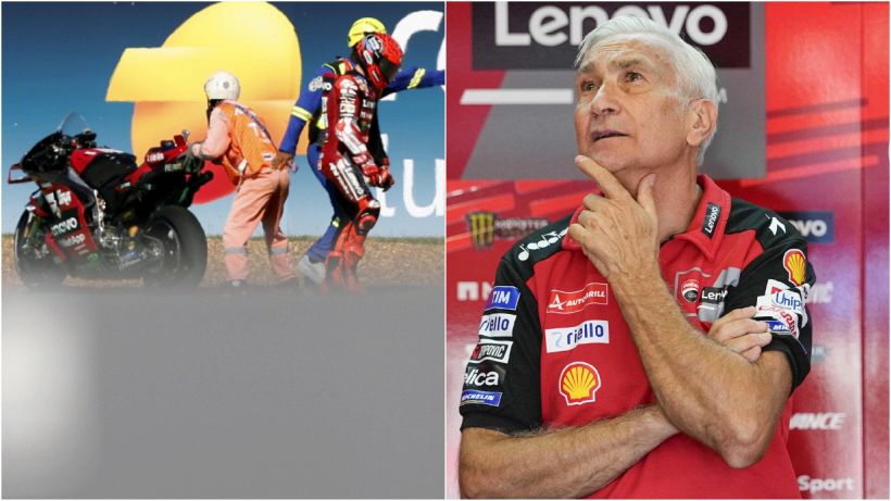 Gp Austin, Marquez cade malamente: ansia Ducati, come sta, parla Tardozzi. Libere ad Acosta, Marc 4°, Bagnaia 11°
