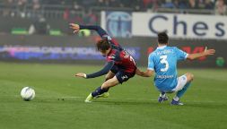 Cagliari-Napoli, moviola: dubbi sul gol e il rosso negato, cosa ha combinato Conte in panchina