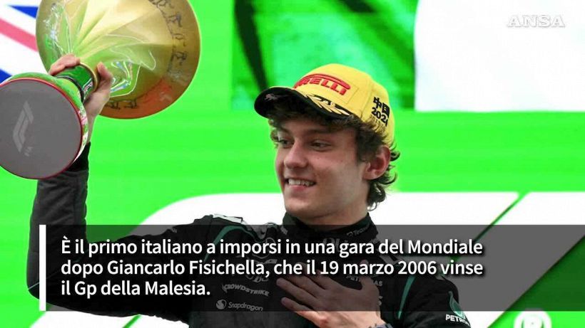 Formula 1: in Cina trionfa Kimi Antonelli, il primo italiano da 20 anni