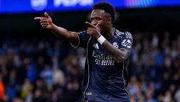 Vinicius di nuovo nel mirino, rivincita e presa in giro ai tifosi del Manchester City: "Piangete, piangete"