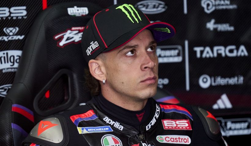 MotoGP Jerez, Bezzecchi, il caso della visiera di Alex Marquez e le perplessità di Aprilia. "Ma sono cose che succedono"