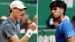 Sinner-Alcaraz, diretta live finale Montecarlo: in palio titolo e numero 1