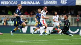 Verona-Milan 0-1 pagelle: Rabiot salva Allegri, giallo Leao sul gesto all'uscita dal campo