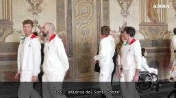Il Papa incontra gli atleti olimpici e paralimpici di Milano Cortina