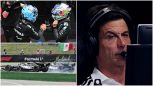 Toto Wolff zittisce un Antonelli furioso con Russell: i team radio Mercedes al veleno, una lezione per Kimi