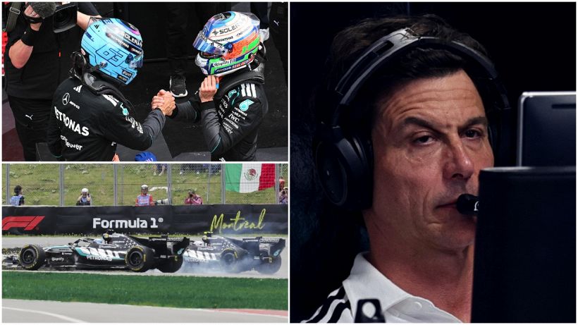 Toto Wolff zittisce un Antonelli furioso con Russell: i team radio Mercedes al veleno, una lezione per Kimi