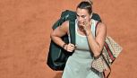 Aryna Sabalenka agli Internazionali di Roma in campo con una it bag, la rivoluzione lieve oltre la pressione sugli Slam