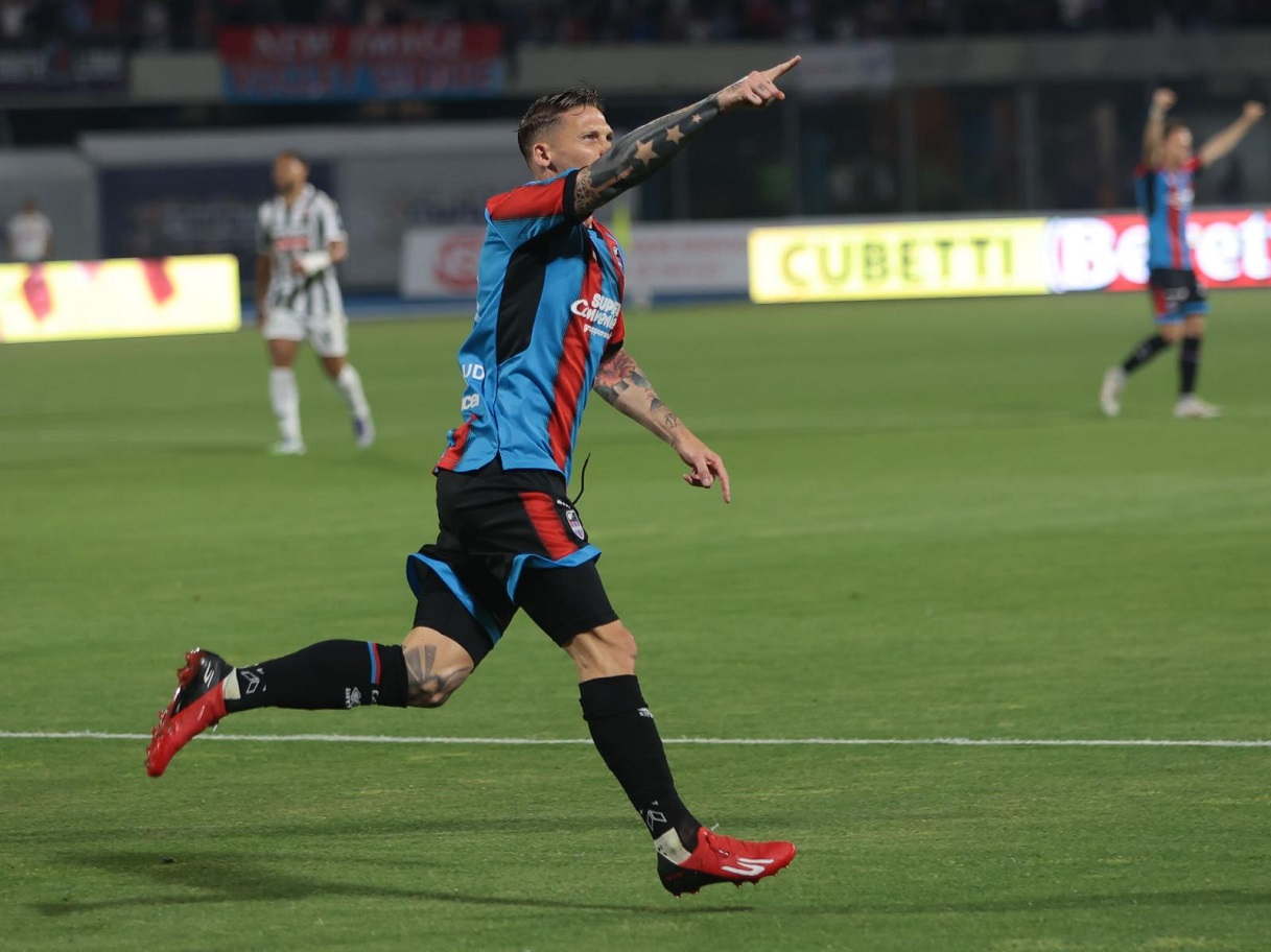 Catania-Ascoli esultanza Caturano (LPS)