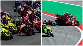 MotoGp, Di Giannantonio fa strike con Binder e Mir: "Mi dispiace tantissimo" e spiega la dinamica dell'incidente