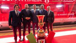 La Coppa Italia Frecciarossa arriva in Alta Velocità alla finale di Roma, scortata dalle leggende del calcio