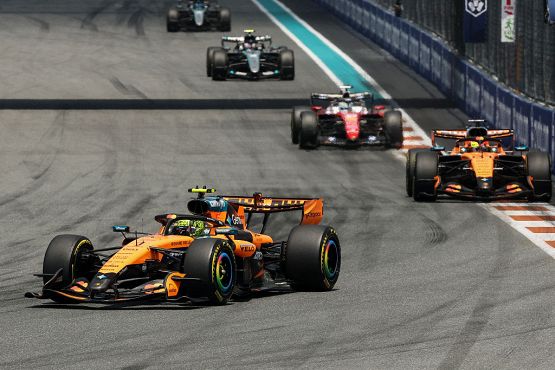 Sprint Miami: Norris-Piastri, McLaren torna a far paura. Leclerc a podio, Antonelli penalizzato 6°. Male Hamilton 7°