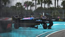 Gasly decolla su Lawson e si ribalta, paura a Miami: Hadjar a muro, rabbia e pugni sul volante