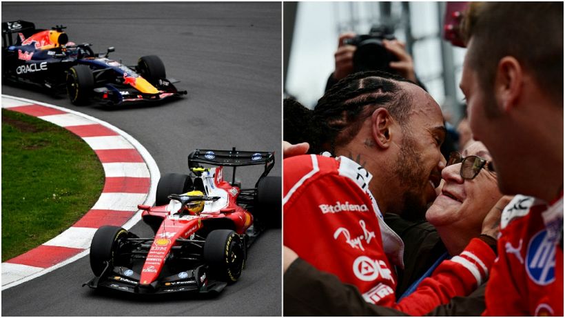 Hamilton rinato, mamma Carmen vero talismano: "Deve venire sempre" e Leclerc nervoso zittisce Bozzi in radio
