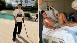 Marquez, le prime foto dopo la doppia operazione: "Grazie per l'affetto" e Gemma Pinto lo coccola