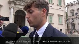 Gli azzurri del tennis al Quirinale, Paolini: "Speriamo di tornare presto"
