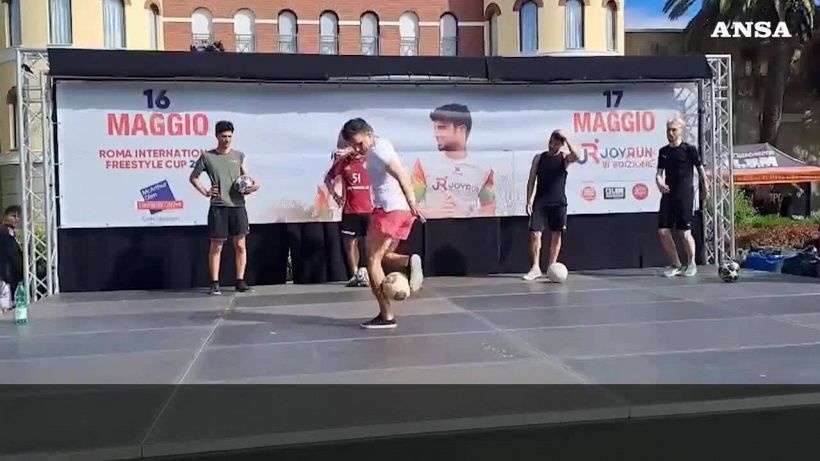 Roma International Freestyle Cup, il calcio acrobatico conquista la capitale