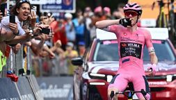 Giro d'Italia 2026 Tappa 16 Bellinzona-Carì, Vingegaard vince e allunga. Peccato per Ciccone, re dei GPM