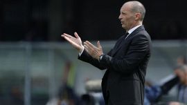 Rocchi, Allegri: Avete visto che hanno fatto gli arbitri del weekend? Poi spiega perché Psg-Bayern è diversa da Milan-Juve